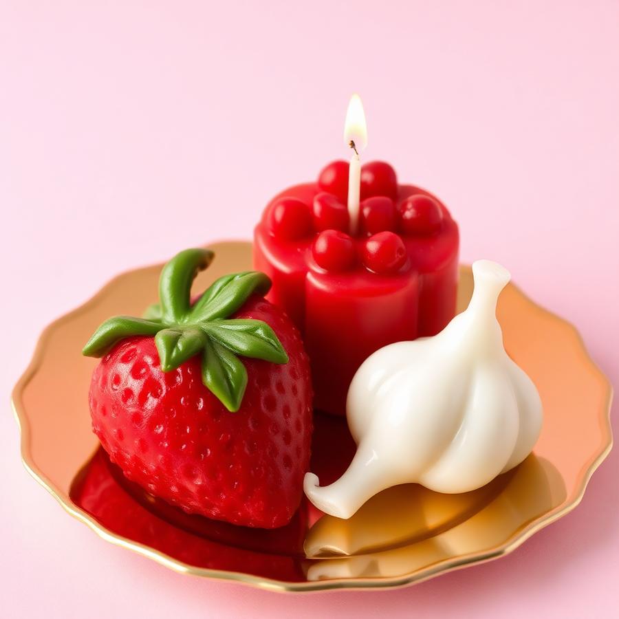 Dessert Shaped Candles